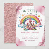 Betoverd Regenboog Kasteel Kaart (Voorkant / Achterkant)