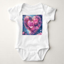 Betoverd Roos Hart - Baby Bodysuit