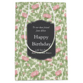 Betoverd Roos Tuin Ivoor Custom Medium Cadeauzakje (Voorkant)