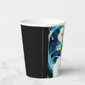 Betoverd Schattige Ocean Turtle Baby shower Papieren Bekers (Rechts)