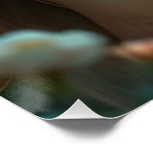 Betoverd sprookjesachtig bos perfect poster (Hoek)