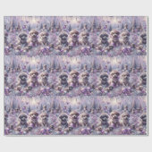 Betoverd sprookjesachtig puppy inpakpapier (Vlak)