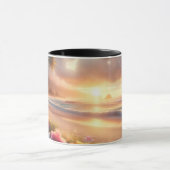 Betoverd tropisch strand met magische hibiscus mok (Midden)