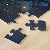 Betoverd Tuinhek Onder Vuurvlieghemel Legpuzzel (Zijkant)