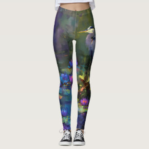 Betoverd Vijverwaterlelie Natuur Aquarel Leggings