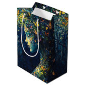 Betoverd Vlinderbos Godin (2) Medium Cadeauzakje (Achterkant Gekanteld)