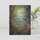 Betoverd vlinderbos kaart (Staand voorkant)