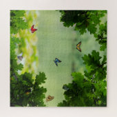 Betoverd Vlinderbos Legpuzzel (Horizontaal)