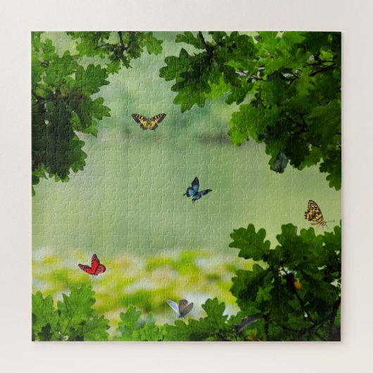 Betoverd Vlinderbos Legpuzzel (Verticaal)