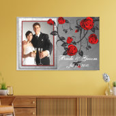 Betoverd voor bruiloft foto Keepsake verpakt Canva Canvas Afdruk (Insitu (Woonkamer))