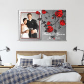Betoverd voor bruiloft foto Keepsake verpakt Canva Canvas Afdruk (Insitu (Slaapkamer))