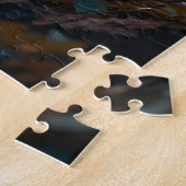 Betoverd Vuurpaard Met Levendig Manen Legpuzzel (Zijkant)