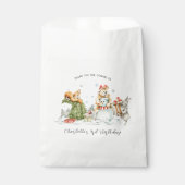 Betoverd winterbos | Birthday Bedankzakje (Voorkant)