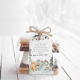 Betoverd winterbos | Birthday Cadeaulabel