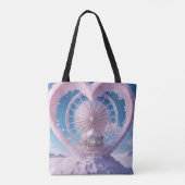 Betoverd Winterpaleis Tote Bag (Achterkant)