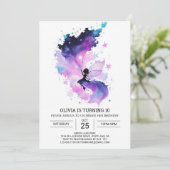 Betoverde aangepaste fee verjaardag kaart (Staand voorkant)