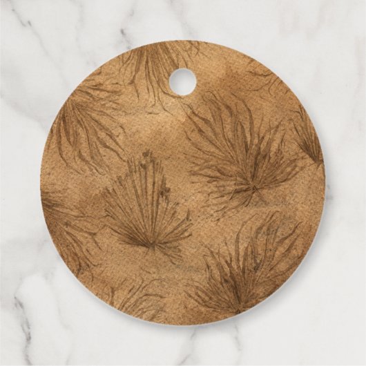 Betoverde Afrikaanse Safari | Bruiloft dank u Bedankjes Labels (Achterkant)