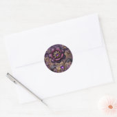 Betoverde Amethist Bloom | Paarse Reverie Sticker (Envelop)