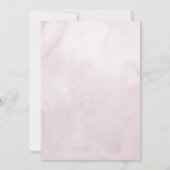 Betoverde Aquarel Bloem Bruiloft Uitgesteld Aankondiging (Achterkant)