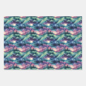 Betoverde Aurora Wonderland: Winterdesign Inpakpapier Vel (Voorkant 2)