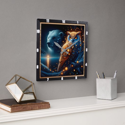 Betoverde avond met Beer en uil in harmonie Vierkante Klok (Kantoor)