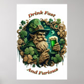 Betoverde Avond van Ale A Leprechauns Toast 24x36 Poster (Voorkant)