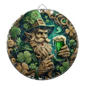 Betoverde Avond van Ale A Leprechauns Toast Dartbord (Voorkant)