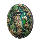 Betoverde Avond van Ale A Leprechauns Toast Dartbord (Voorkant Rechts)