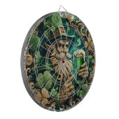 Betoverde Avond van Ale A Leprechauns Toast Dartbord (Voorkant Links)