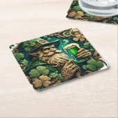 Betoverde Avond van Ale A Leprechauns Toast Kartonnen Onderzetters (Schuin)