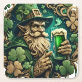 Betoverde Avond van Ale A Leprechauns Toast Kartonnen Onderzetters (Voorkant)