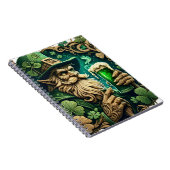 Betoverde Avond van Ale A Leprechauns Toast Notitieboek (Rechterzijde)