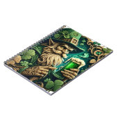 Betoverde Avond van Ale A Leprechauns Toast Notitieboek (Linkerzijde)