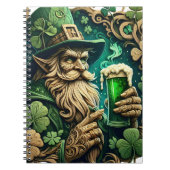 Betoverde Avond van Ale A Leprechauns Toast Notitieboek (Voorkant)