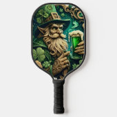 Betoverde Avond van Ale A Leprechauns Toast Pickleball Paddle (Voorkant)