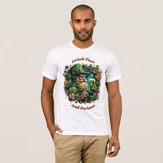 Betoverde Avond van Ale A Leprechauns Toast T-shirt (Voorkant volledig)
