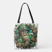 Betoverde Avond van Ale A Leprechauns Toast Tote Bag (Achterkant)