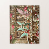 Betoverde Bakfee Christmas Keuken Legpuzzel (Verticaal)