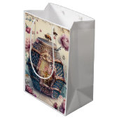 Betoverde Bijentuin Fantasie (11) Medium Cadeauzakje (Achterkant Gekanteld)