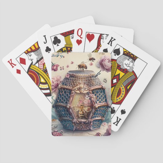 Betoverde Bijentuin Fantasie (11) Pokerkaarten (Achterkant)