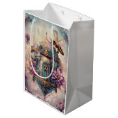 Betoverde Bijentuin Fantasie (2) Medium Cadeauzakje (Achterkant Gekanteld)