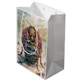 Betoverde Bijentuin Fantasie (4) Medium Cadeauzakje (Achterkant Gekanteld)