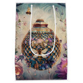 Betoverde Bijentuin Fantasie (6) Medium Cadeauzakje (Achterkant)