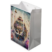 Betoverde Bijentuin Fantasie (6) Medium Cadeauzakje (Achterkant Gekanteld)