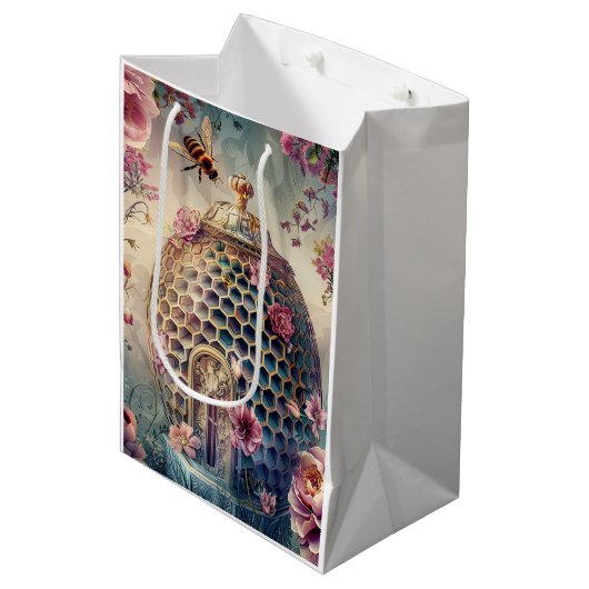 Betoverde Bijentuin Fantasie (7) Medium Cadeauzakje (Voorkant Gekanteld)