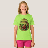 Betoverde bloei in een pot t-shirt (Voorkant volledig)