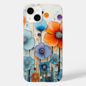 Betoverde bloeiende weidebloemen Case-Mate iPhone case (Achterkant)