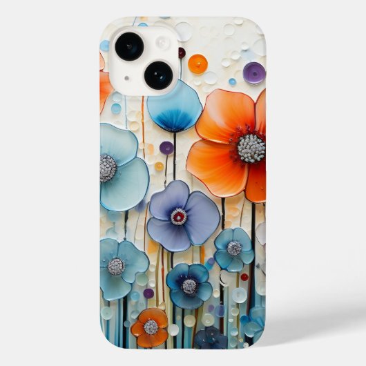 Betoverde bloeiende weidebloemen Case-Mate iPhone case (Achterkant)