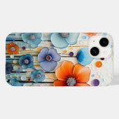 Betoverde bloeiende weidebloemen Case-Mate iPhone case (Achterkant (horizontaal))
