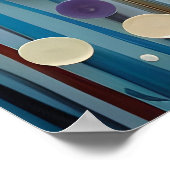 Betoverde bloeiende weidebloemen poster (Hoek)